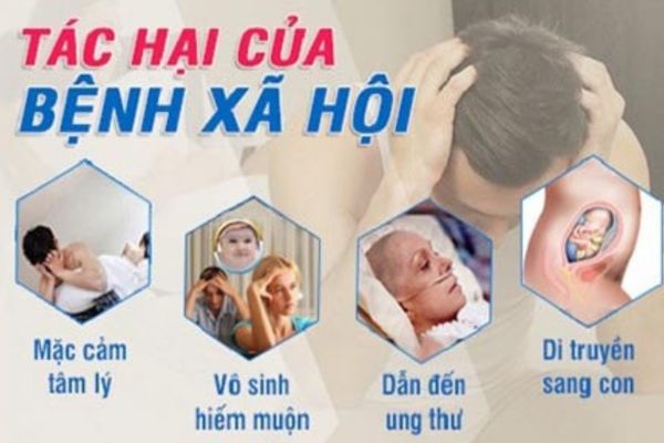 Bệnh xã hội gây nhiều ảnh hưởng đến tinh thần và sức khỏe người bệnh
