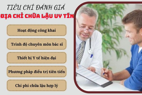 Tiêu chí đánh giá phòng khám bệnh lậu chất lượng